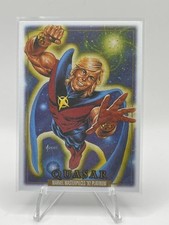 Marvel Masterpieces '92 Platinum - Canvas - Quasar - 72