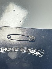 Authentic Chrome Hearts Small Safety Pin Earr...