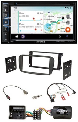Alpine Bluetooth TMC USB DAB 2DIN Lenkrad Navigation für Ford Galaxy Focus C-Max