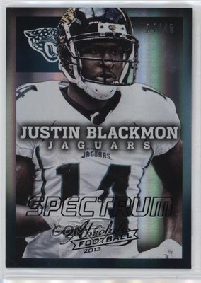2013 Panini Absolute Spectrum Black 24/49 Justin Blackmon #47 0b0g