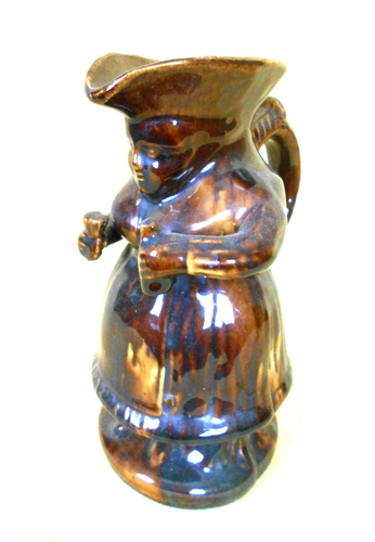 VINTAGE BENNINGTON-ROCKINGHAM DRINKING MAN TOBY POTTERY PICHER | eBay