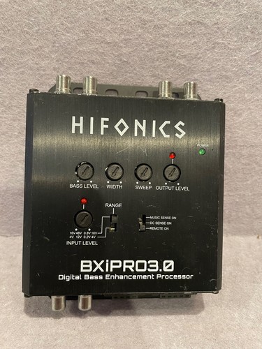HIFONICS BXIPRO3.0 DIGITAL BASS ENHANCEMENT PROCESSOR