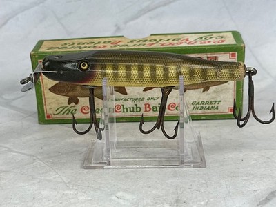 Leurre de pêche vintage creek chub c. c. b. co pikie articulé plongeur