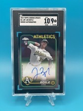 2024 Topps Chrome Update Rookie Auto Joe Boyle #RA-JBY SGC 10/9 (RC)