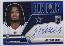 2025 Panini Donruss Elite Pen Pals Blue Ink Jaydon Blue #PP-JBL Auto 6m7