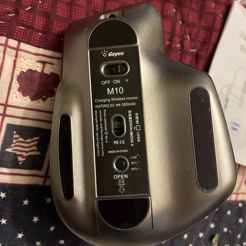 Multi-Device Bluetooth 5.0 & 3.0 Wireless Mouse 2.4G Portable Silent Ergonomic - Afbeelding 4 van 4