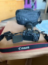 Canon EOS 90D Black Digital SLR Camera with Lens, Charger, Strap & Bag