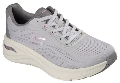 NEW WOMENS SKECHERS ARCH FIT 3.0 EASY FLOW Gray MESH Shoes AUTHENTIC IN BOX