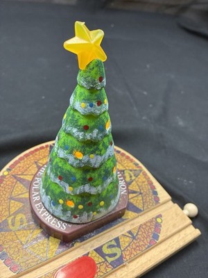 BRIO Polar Express Christmas Tree Preschool Toy w/ Santa Figure & Star Top