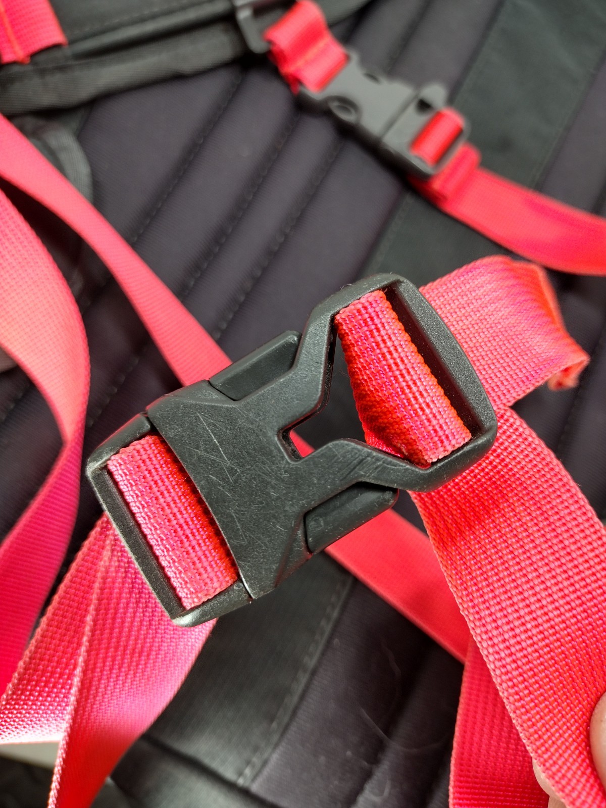 THE NORTH FACE BACKPACK RECON PADDED LAPTOP BACKPACK BLACK & RED GREAT CONDITION thumbnail 11