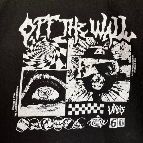 Vans Off The Wall Graphic T-Shirt Mens Large Skater Streetwear Tee - Picture 4 of 7