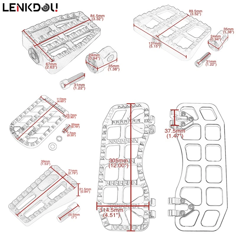 Kit de palanca de cambios de estribo para Harley Touring Road Glide Foto 2 de 4