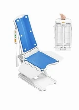 Electric Chair Lift – Foldable Floor Lift For Elderly, 308 Lb Support, Ipx8