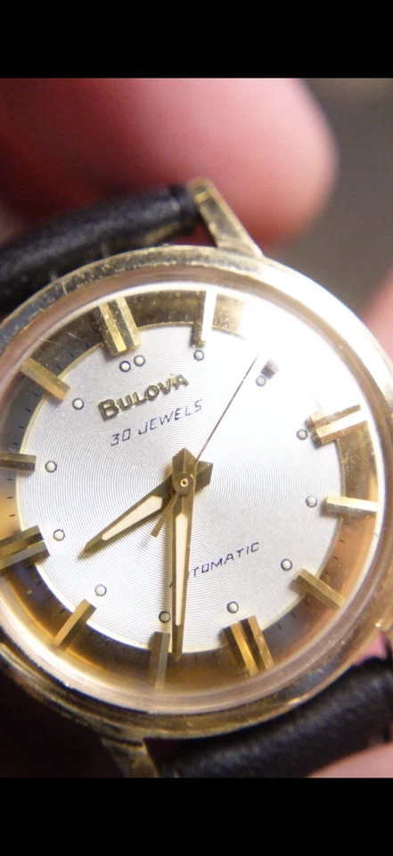 Vintage Bulova 1969 M9 Unisex Gold  - Gold Pan Dial Automatic - Watch - Running! - Image 2 of 4