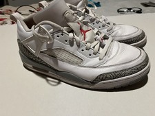 Jordan Air Jordan 3 Mid Top Leather Lace-Up S...