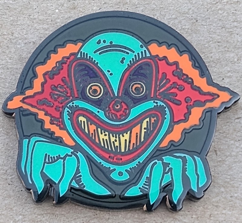 Friday the 13th - Evil Clown Geocoin - w/ Glow - Activated & Adoptable - TB3W2RR