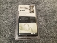 NEW KOHLER Soap/lotion dispenser with Transitional design Vibrant Brushed Nickel