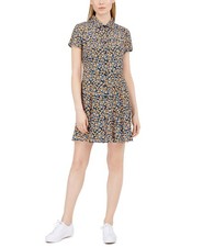 Calvin Klein Womens Floral-Print Dress Shirt Size XL