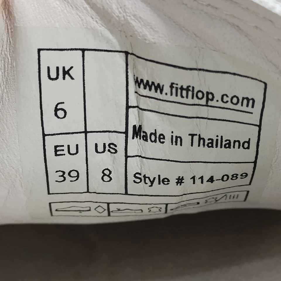 Tênis Fitflop Supertone Plataforma Feminino EUA Tamanho 8 Marrom Claro Atlético com Cadarço - Imagem 4 de 4