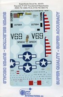 Superscale Decals 1:48 Republic P-47d Thunderbolt Razorbacks 460th 48-970 Superscale Decals 1:48 Republic P-47d Thunderbolt Razorbacks 460th 48-970