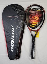Dunlop MaxTech Tennis Racket w/ Cover - 4 1/2 in, Unstrung, MP, New Old Stock