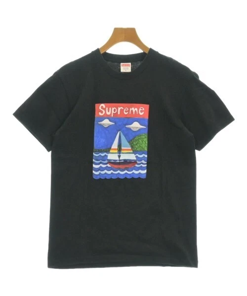 T shirt Supreme / coupé et cousu noir S 2200519793884