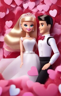 Valentines Day Bride And Groom Wedding Theme Picture