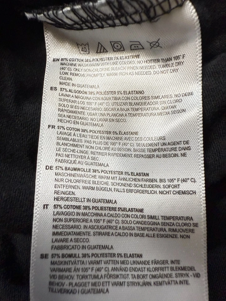 Camisa polo para mujer Chef Works Urban Collection negra manga larga cuello talla L Foto 3 de 4