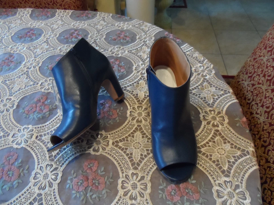 Botines de cuero azul claro Maison Martin Margiela talla 38B Foto 2 de 4