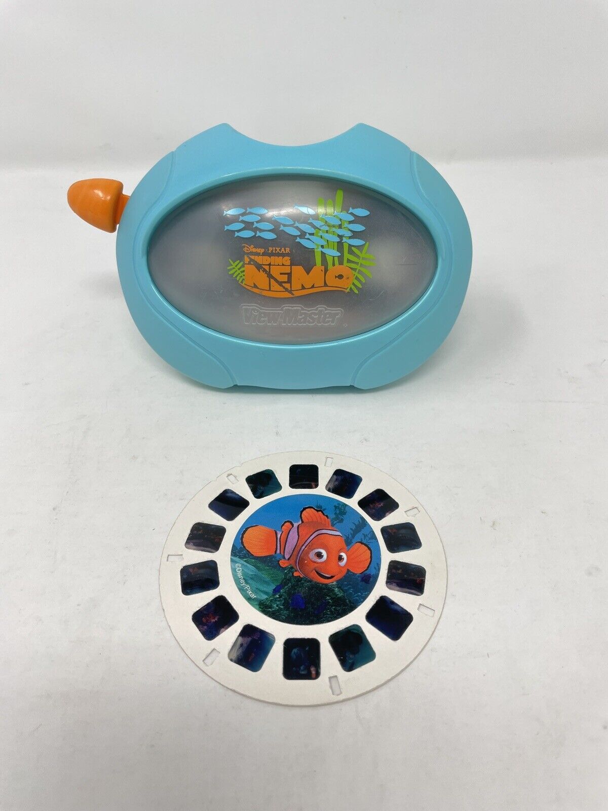 VTG Disney Pixar Finding Nemo 1998 Teal 3D View Master Mattel w/One NEMO  Reel