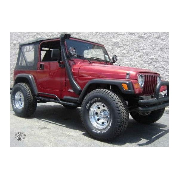 Snorkel Jeep Wrangler TJ protégez votre moteur essence des passages de gués