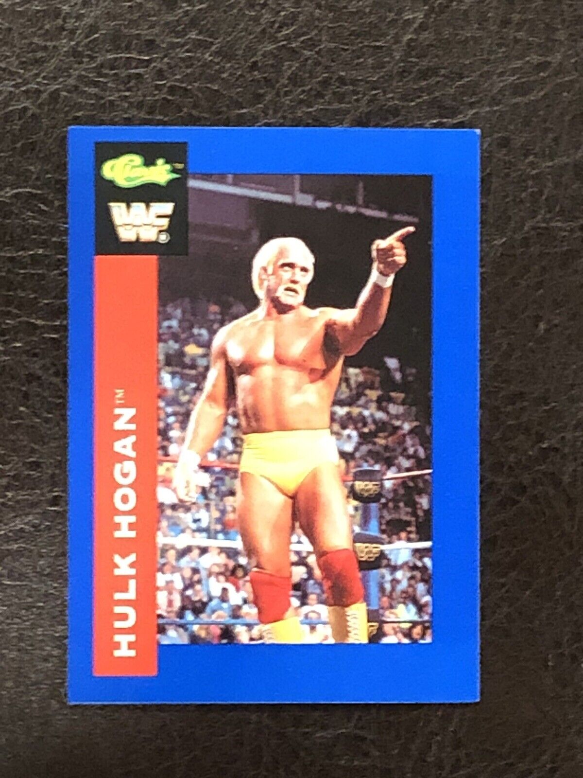 1991 Tarjeta clásica de Hulk Hogan de WWF #69 casi nueva foto