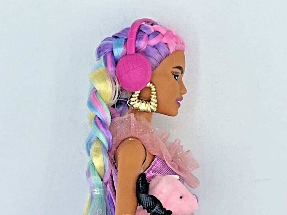 Barbie Extra Doll Rainbow Braids Daya Millie Fully Articulated ReStyled
