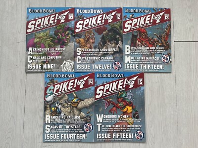 Blood Bowl Halfing Ogres Chaos Renegade Khorne Norse Spike Magazine 5 8 9 13 14