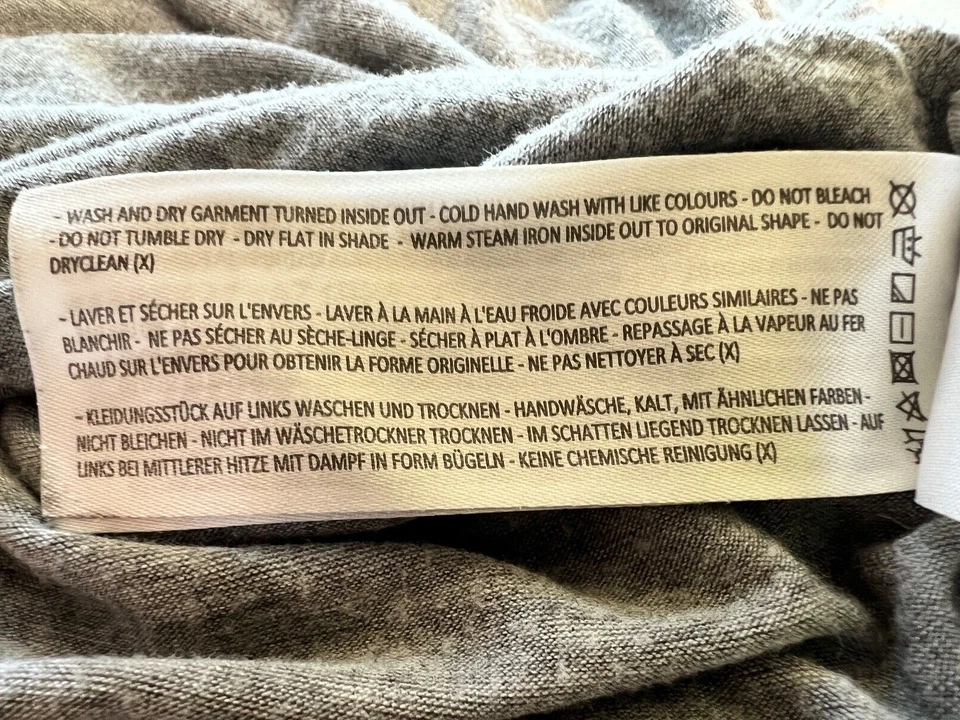 Camiseta sin mangas para mujer The Fifth gris XS con tiras fluida Foto 4 de 4