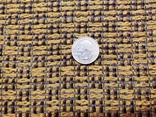NOS 18 x 18" Antique Radio Victrola SPEAKER Grille Cloth Fabric Vintage Brown A