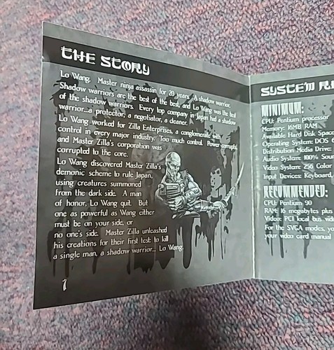 Lo Wang Shadow Warrior Shareware DOS PC CD-ROM - Bild 6 von 21