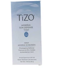TIZO Mineral Sun Defense Tinted SPF50, 1.75 oz