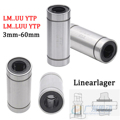 LM3UU-LM60UU YTP Linearlager Kugellager Buchsen für 3mm-60mm CNC-Welle 3D Druck