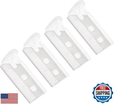 Tweezerman Eyebrow Razor Replacement Blades, 4 Count (Pack of 1)