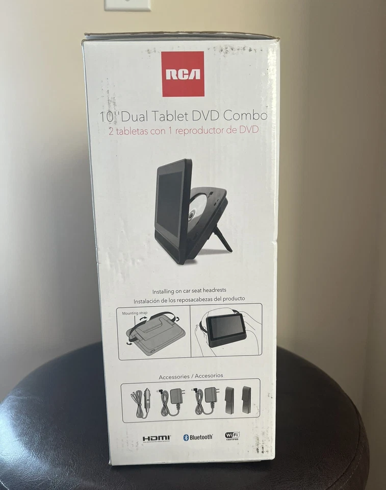 Small Wonder 10" Dual Tablet DVD Combo 2 Tablets+1 DVD Player - Image 3 of 4