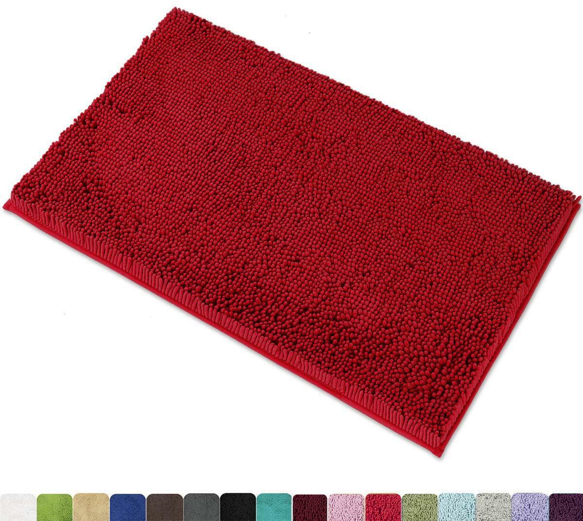MAYSHINE Chenille Bath Mat for Bathroom Rugs 32" x20", Extra Soft and Absorbent eBay