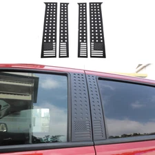 Alloy US Flag Style Window Pillar Posts Cover For Chevy Colorado/GMC Canyon 14+