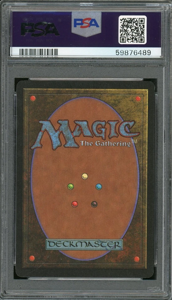 1996 Magic the Gathering MTG Mirage Abyssal Hunter PSA 10 Pop 2 Rare - Image 2 of 2