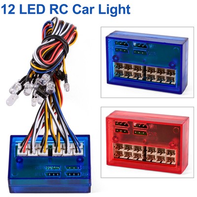 AUSTAR 12 LED RC Lichter Kit für 1/10 1/8 RC Auto HSP Traxxas TAMIYA Axial SCX10
