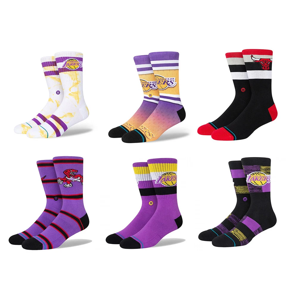 STANCE Calzini Limited edition Basket NBA Chicago bulls - Lakers - Raptors