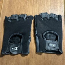 Wells Lamont MechPro Grips Gloves Fingerless Mens XL Black Pigskin Leather