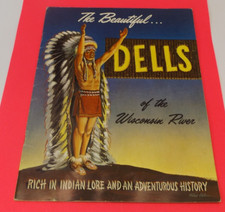 Vintage 1962 Souvenir Book Dells of the Wisconsin River Rich in Indian Lore
