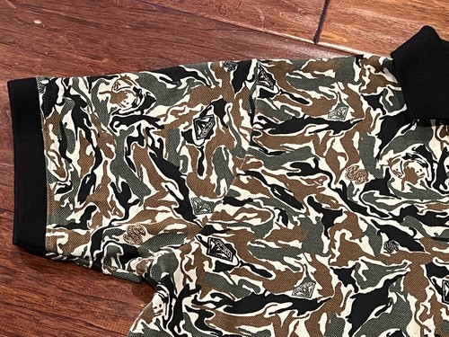 Billionaire Boys Club Green Camo Brigade Mens Small Astronaut Logo Polo Shirt - Picture 6 of 11