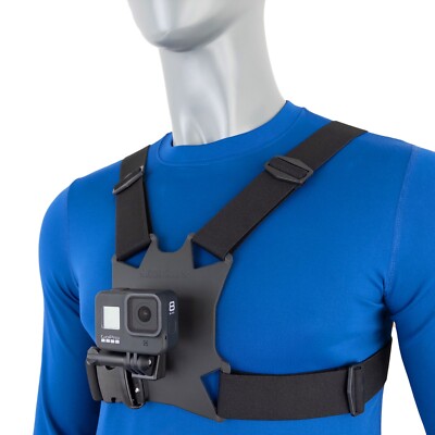 STUNTMAN High Stability Chest Mount with J Hook for Action Cameras